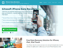 Tablet Screenshot of iphonerecovery.com